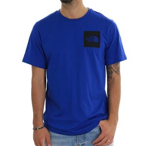 T-SHIRT LOGO BOX THE NORTH FACE BLU